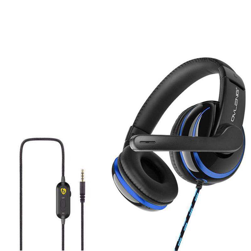 OVLENG OV-P4 Over-Ear Gaming Headset 3.5mm Cable Lightweight Retractable Headband Design Headphone with Rotation Microphone OVLENG OV-P4 Over-Ear Gaming Headset 3.5mm Cable Lightweight Retractable Headband Design Headphone with Rotation Microphone